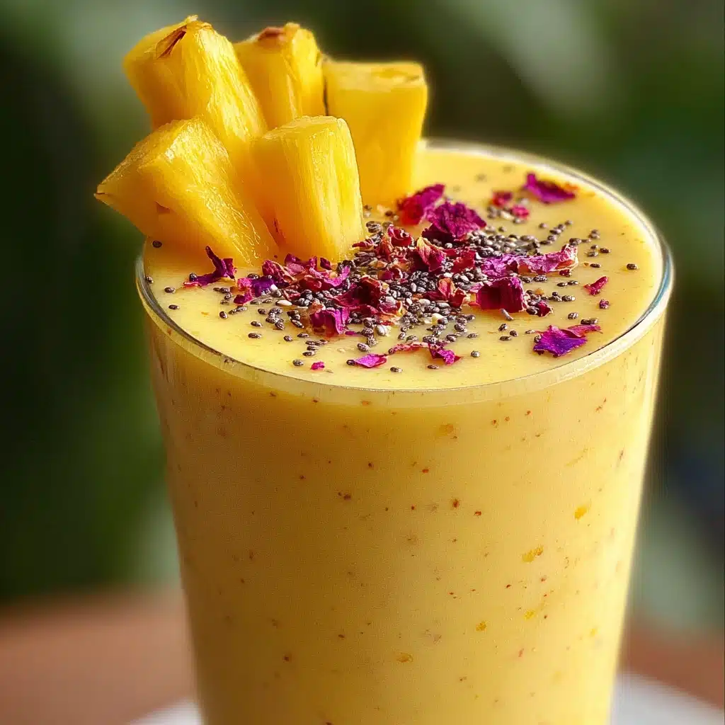 Tropical Mango Pineapple Smoothie Recipe - Recipe Image