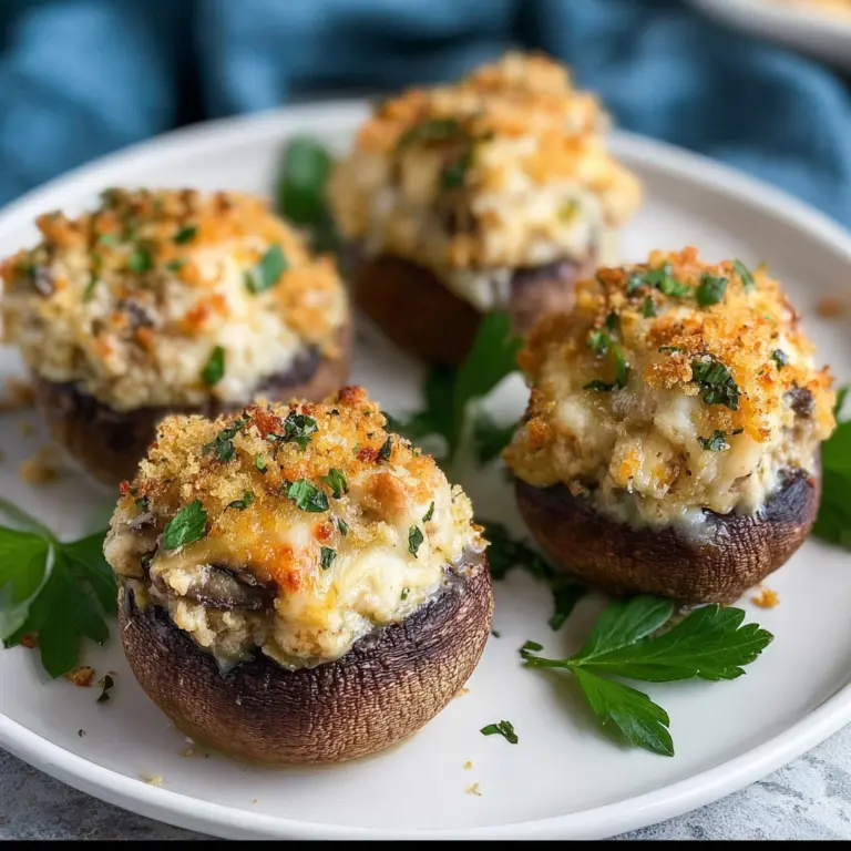 Chicken Stuffed Mushrooms Recipe