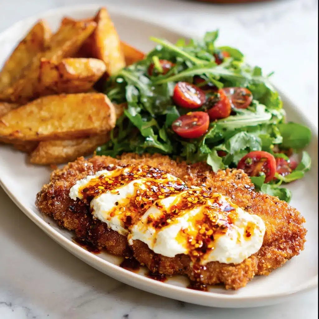 Crispy Hot Honey Feta Chicken Recipe - Recipe Image