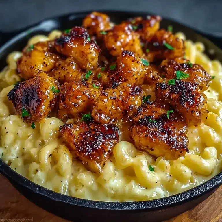 Honey Pepper Chicken Mac and Cheese Recipe