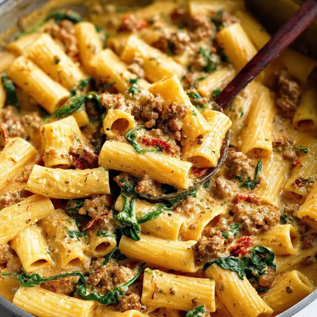 Creamy Tuscan Sausage Pasta Recipe