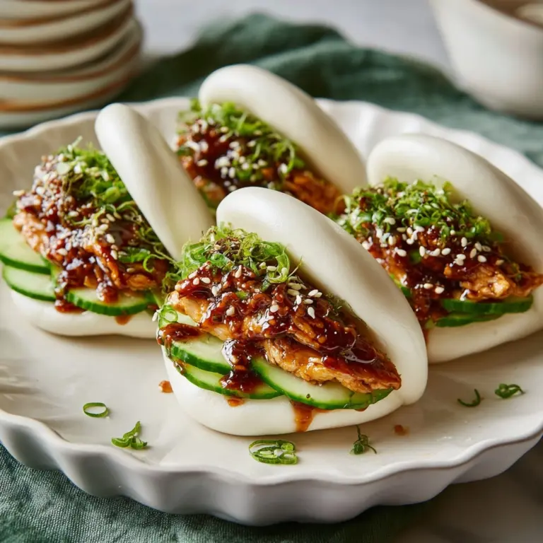 Korean Chicken Bao Buns Party Recipe