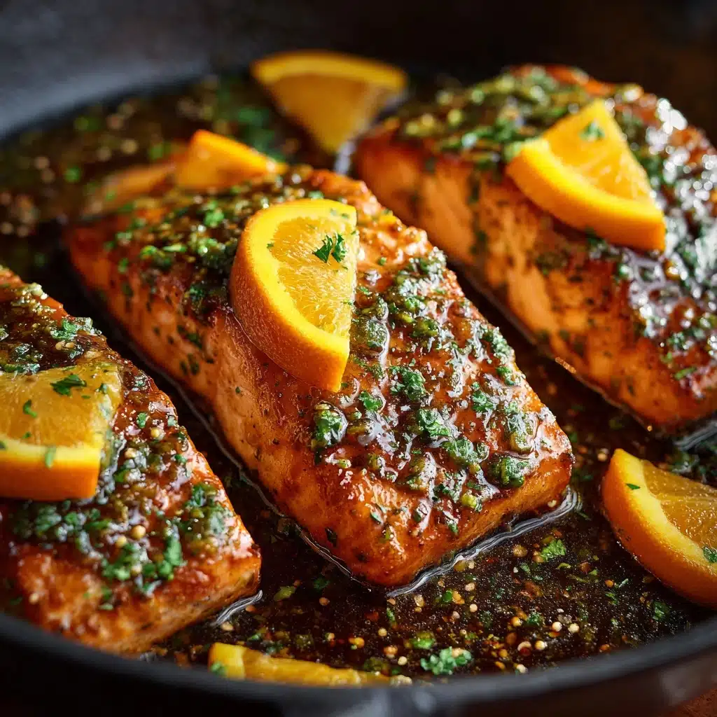 Orange Glazed Salmon Dinner Recipe - Recipe Image