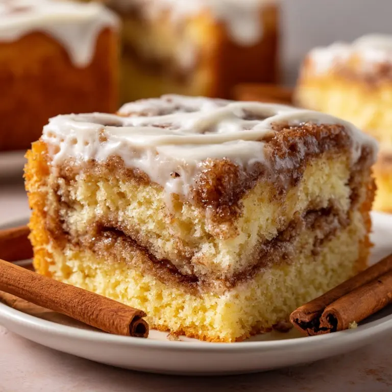 Cinnamon Roll Cake Recipe