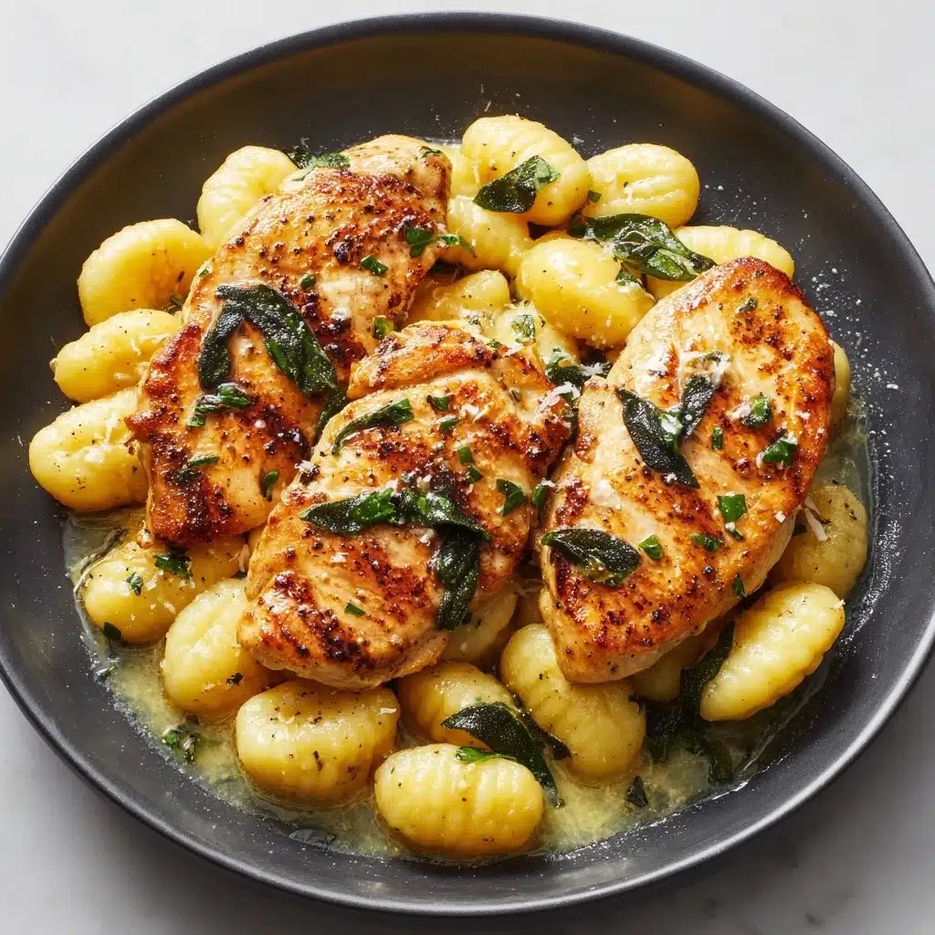 Creamy Garlic Chicken Gnocchi Skillet Recipe