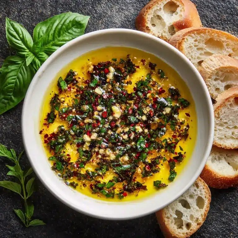 Olive Oil Bread Dip | Bread dipping oil Recipe