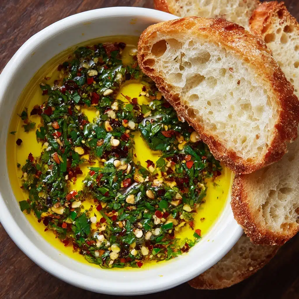 Olive Oil Bread Dip | Bread dipping oil Recipe - Recipe Image