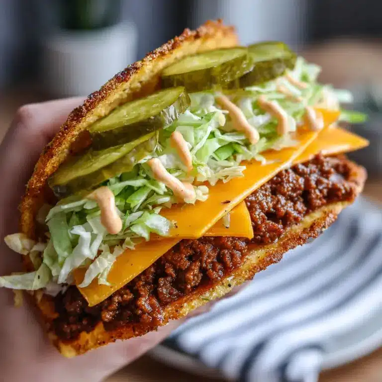 Keto Big Mac Smash Burgers Recipe