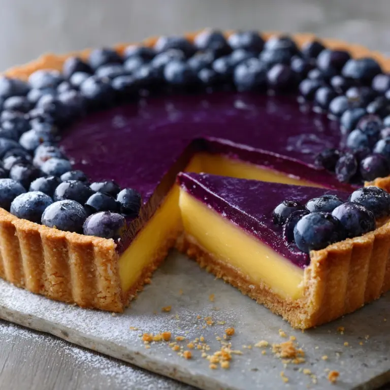 Blueberry–lemon Curd Tart Recipe