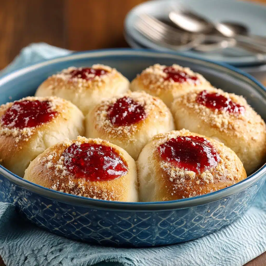 Tart Cherry Filled Sweet Buns Recipe - Recipe Image