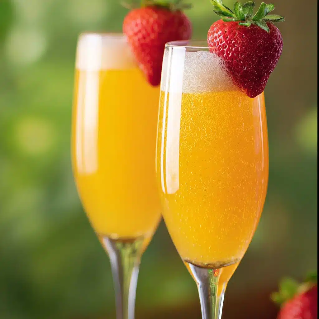 Sunrise Strawberry Mimosa Recipe - Recipe Image