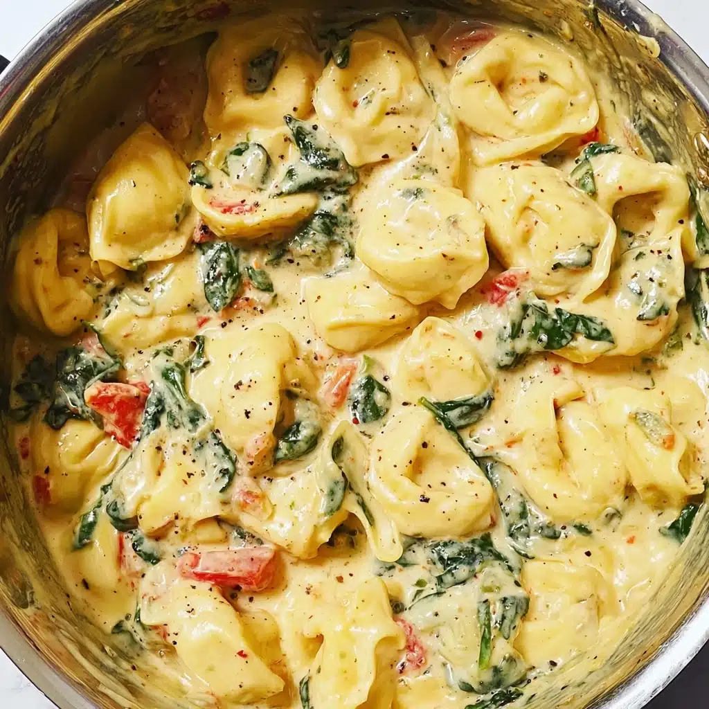 Creamy Tortellini Recipe - Vegetarian And Easy Recipe - Recipe Image