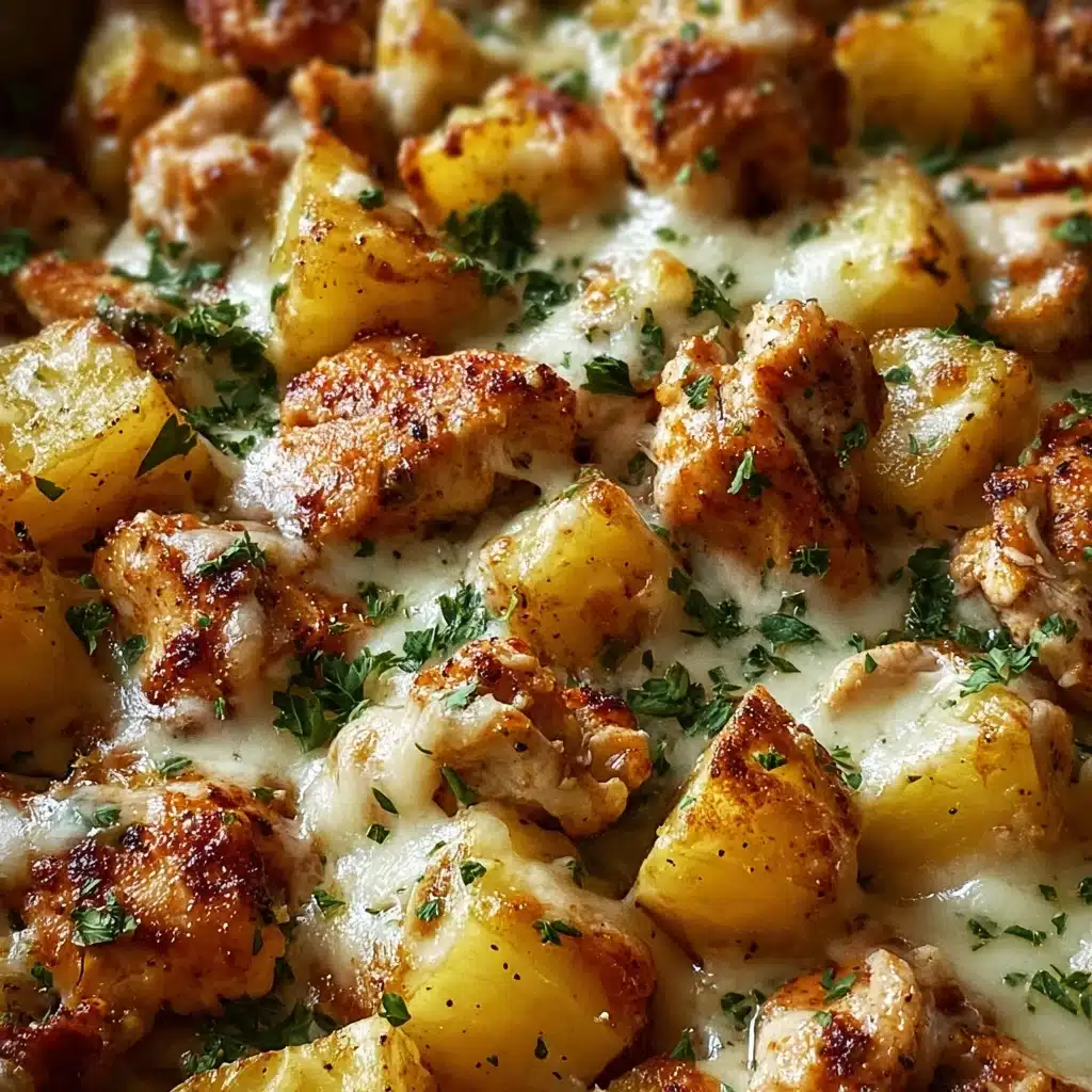 Garlic Parmesan Chicken and Potatoes (One-Pan Dinner) Recipe
