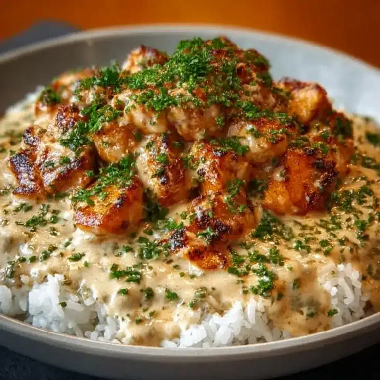 Smothered Chicken and Rice Recipe