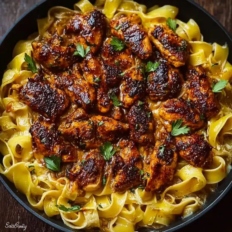 Spicy Cajun Honey Butter Chicken & Pasta Recipe