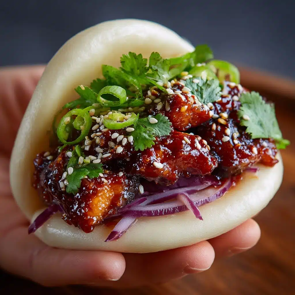 Korean Chicken Bao Buns Party Recipe - Recipe Image