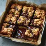 Oatmeal Chocolate Sourdough Cookie Bars Recipe