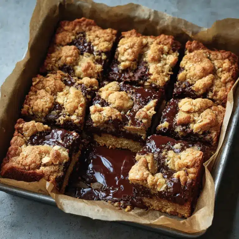 Oatmeal Chocolate Sourdough Cookie Bars Recipe