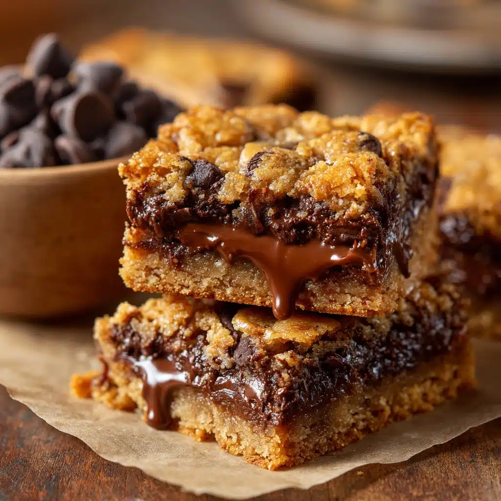 Oatmeal Chocolate Sourdough Cookie Bars Recipe - Recipe Image