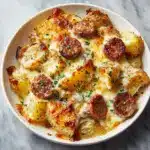 Cheesy Ranch Potatoes and Smoked Sausage Recipe