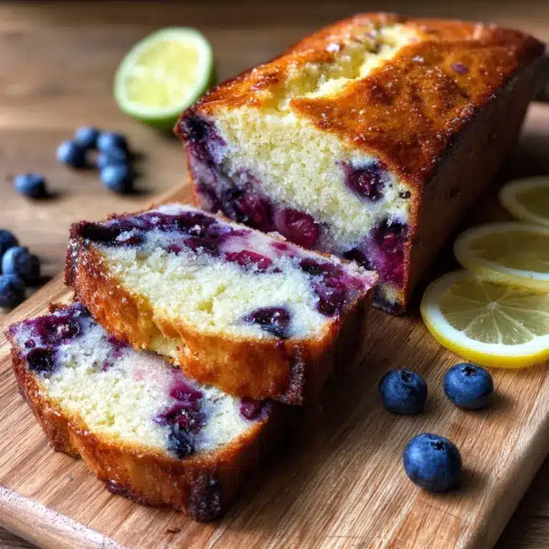 Lemon Blueberry Yogurt Loaf Recipe