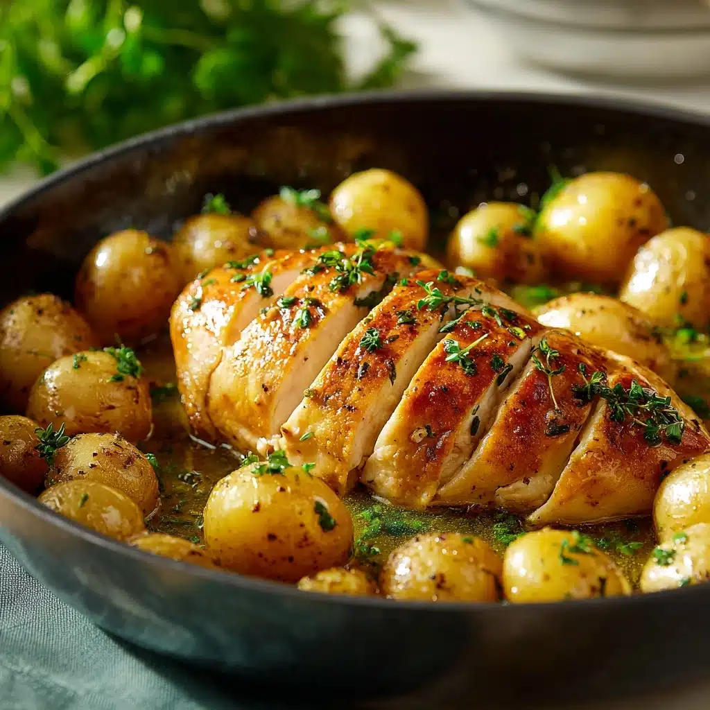 Creamy Garlic Chicken Gnocchi Skillet Recipe - Recipe Image