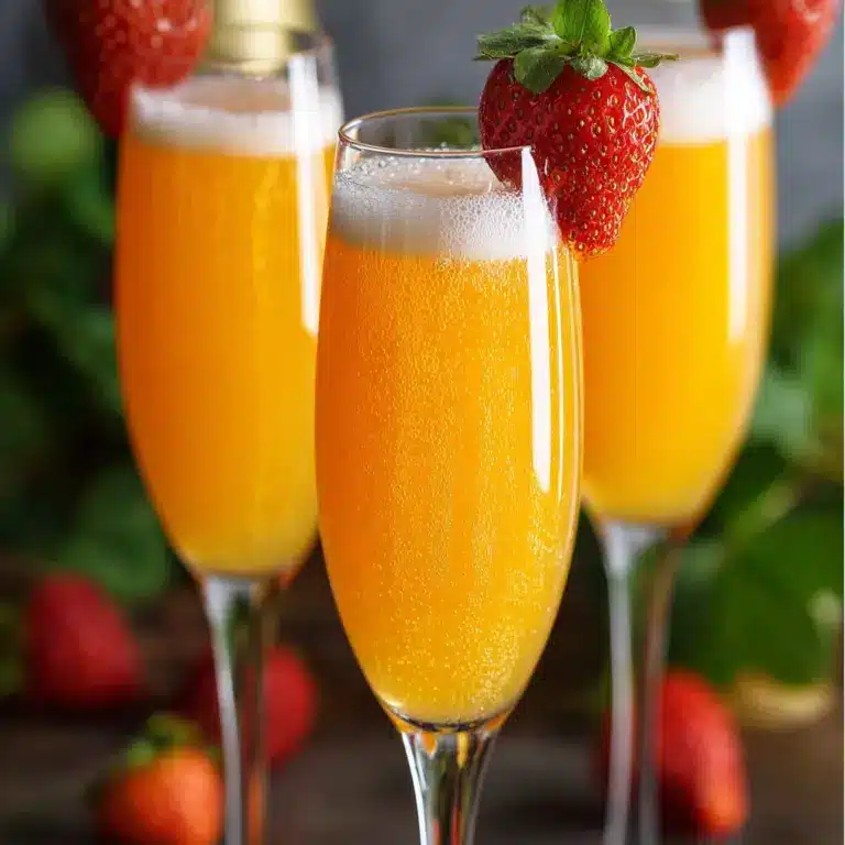 Sunrise Strawberry Mimosa Recipe