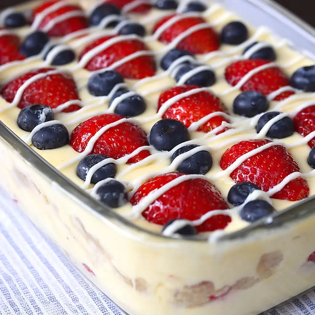 No Bake Summer Berry Icebox Cake Recipe - Recipe Image