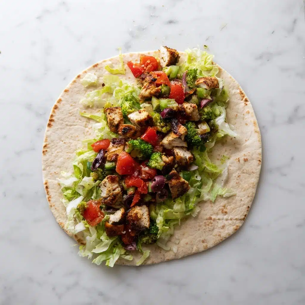 Mediterranean Chicken Wrap Recipe - Recipe Image