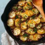 Ground Beef And Potatoes Skillet Recipe