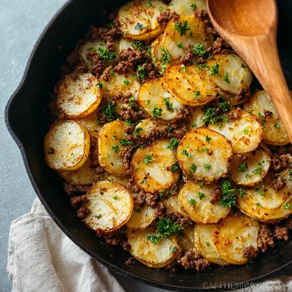 Ground Beef And Potatoes Skillet Recipe