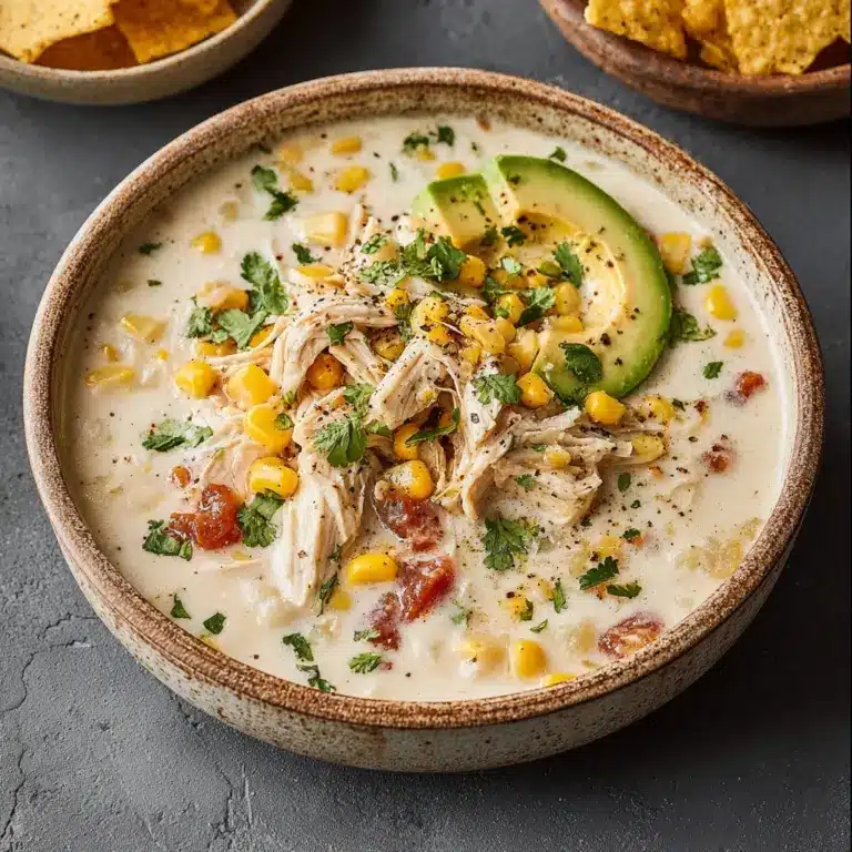 Mexican Street Corn White Chicken Chili Recipe