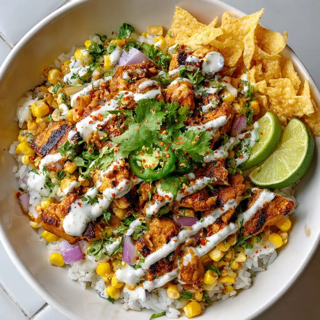 Street Corn Chicken Rice Bowl Recipe - Recipe Image