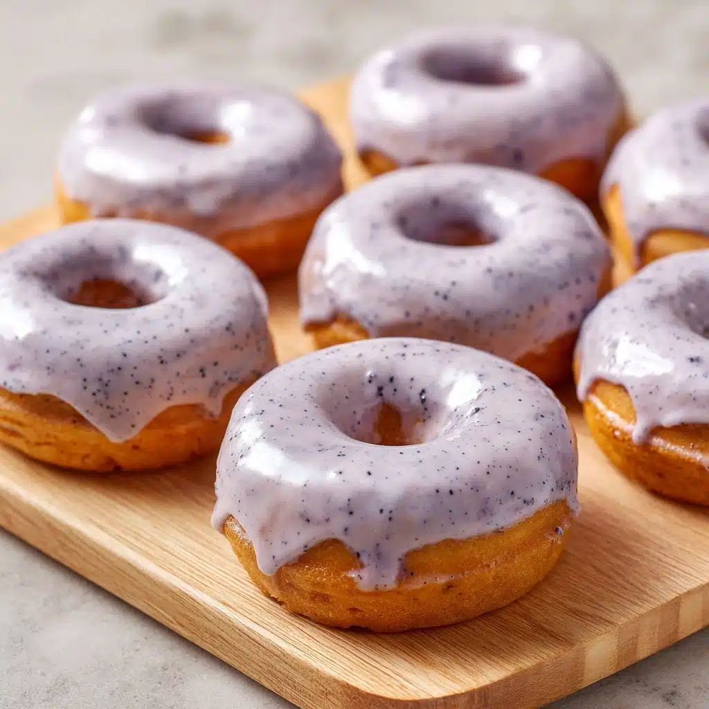 Blueberry Cake Donuts Recipe - Recipe Image