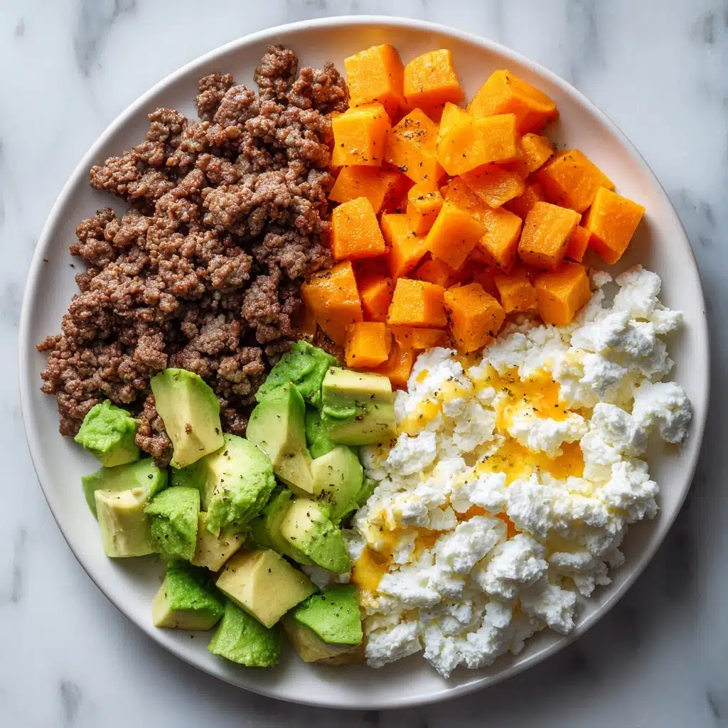 Viral Cottage Cheese Sweet Potato Beef Bowls Recipe - Recipe Image