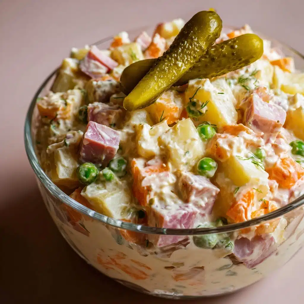 Olivier Salad – Russian Potato Salad Recipe