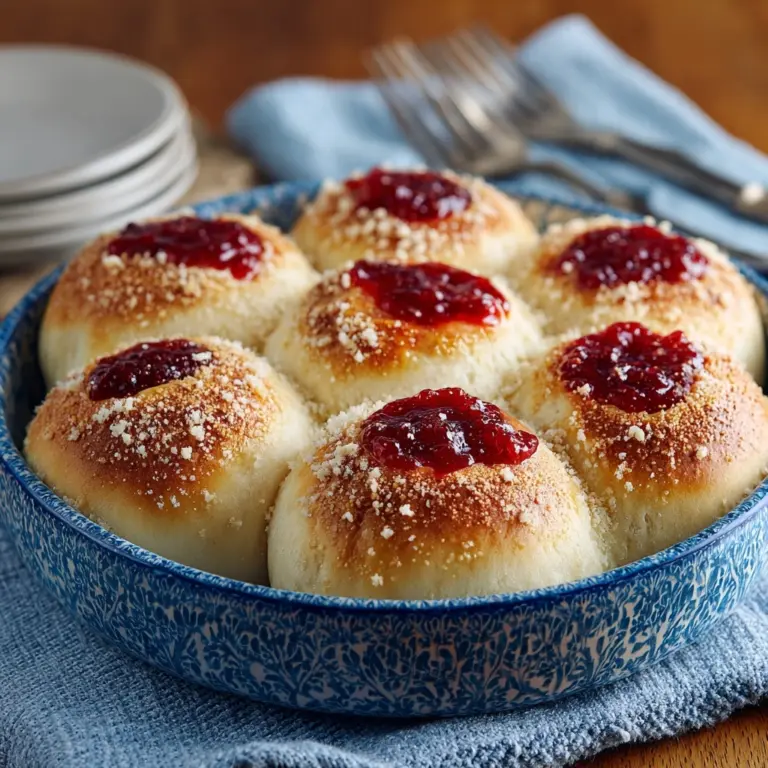 Tart Cherry Filled Sweet Buns Recipe