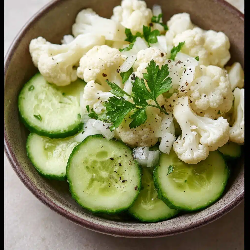 Cauliflower Cucumber Salad Recipe