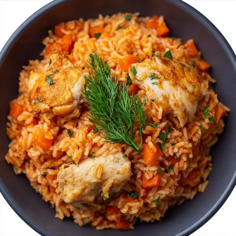 Ukrainian Chicken Plov (Rice Pilaf) Recipe