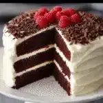 Chocolate Layer Cake with Creme Chantilly Frosting Recipe