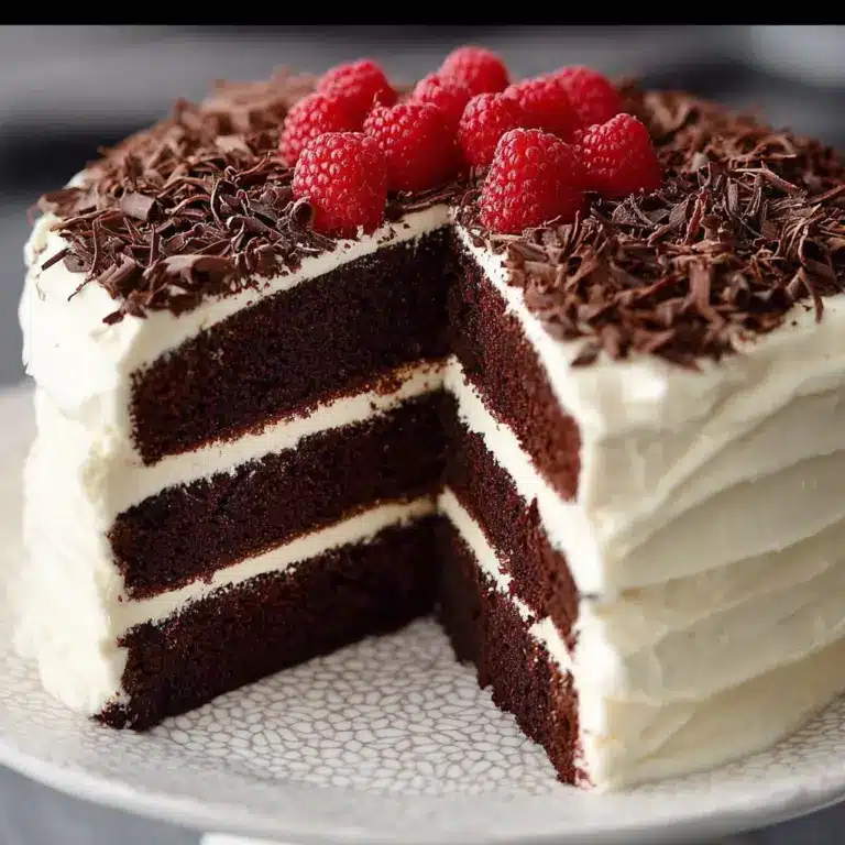 Chocolate Layer Cake with Creme Chantilly Frosting Recipe
