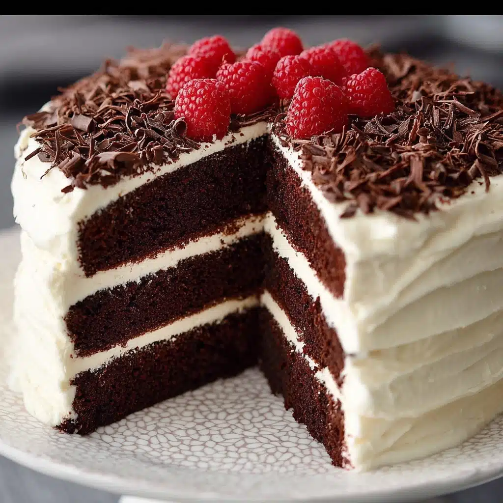 Chocolate Layer Cake with Creme Chantilly Frosting Recipe - Recipe Image