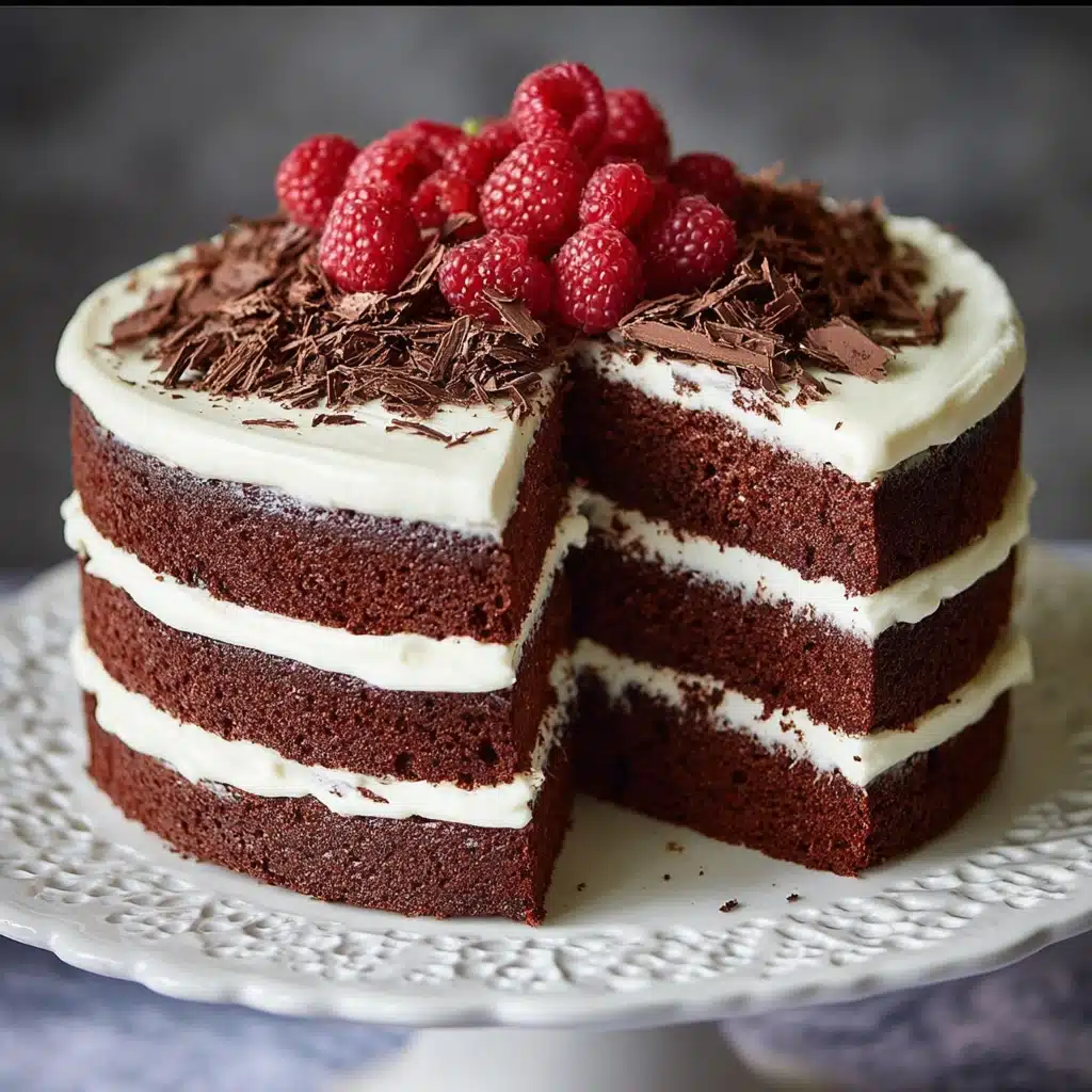 Chocolate Layer Cake with Creme Chantilly Frosting Recipe - Recipe Image