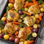 One Pan Chicken and Vegetables Dinner Recipe