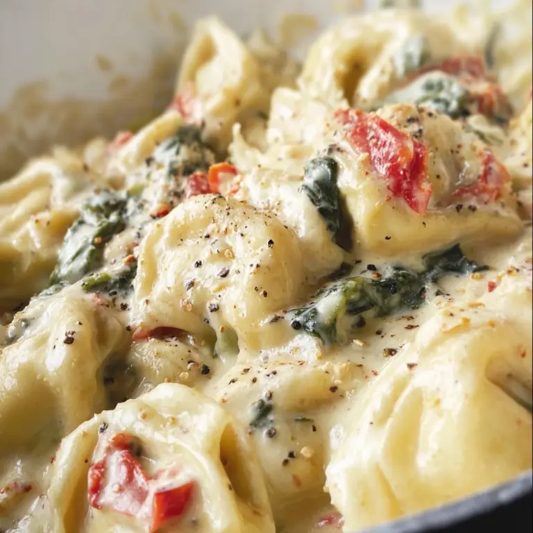Creamy Tortellini Recipe - Vegetarian And Easy Recipe