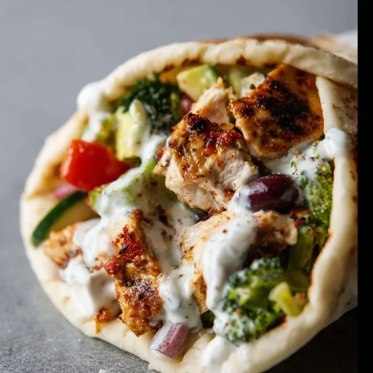 Mediterranean Chicken Wrap Recipe