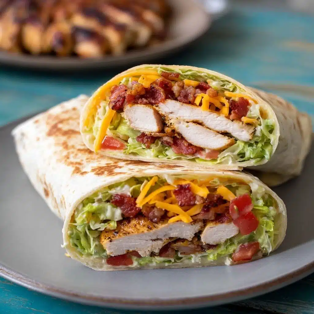 Crispy Chicken Bacon Ranch Wrap Recipe - Recipe Image