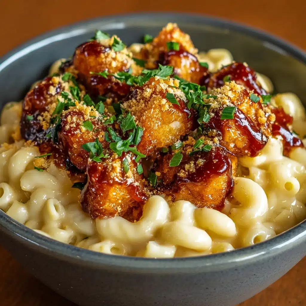 Honey Pepper Chicken Mac and Cheese Recipe - Recipe Image