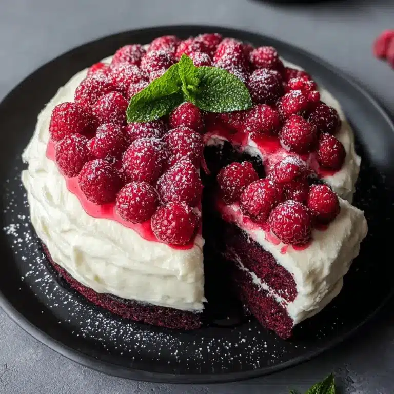White Chocolate Raspberry Dream Cake Recipe