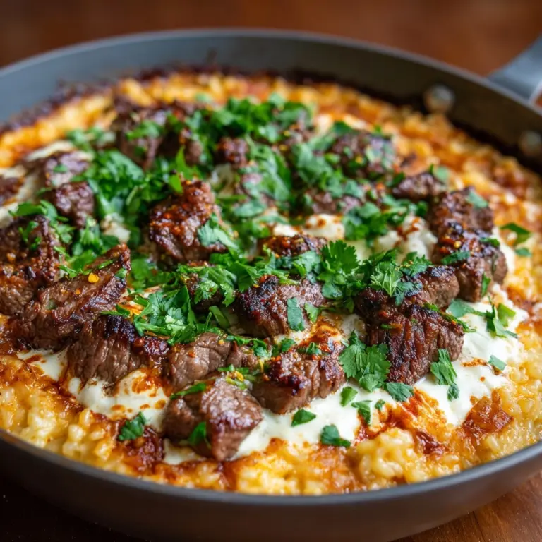 Steak & Queso Rice Recipe